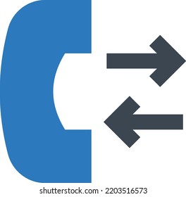 Call Support Vector illustration on a transparent background.Premium quality symbols.Glyphs vector icon for concept and graphic design.