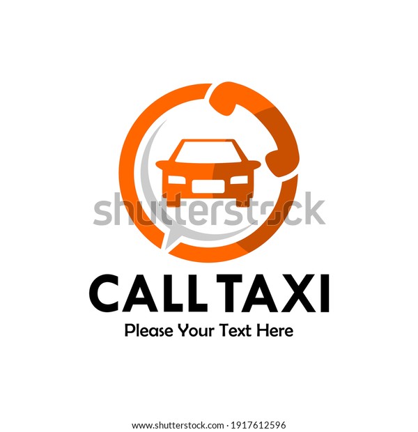 Call Taxi Logo Template Illustration Stock Vector (Royalty Free) 1917612596