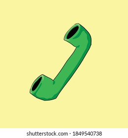 Call is a telephone handle that can be used as an icon or object