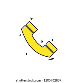 call telephone phone icon vector design