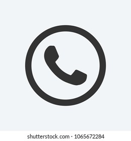 Call telephone vector icon