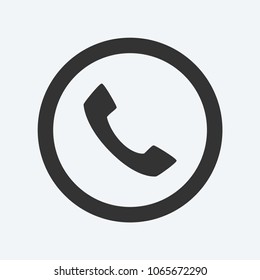 Call telephone vector icon