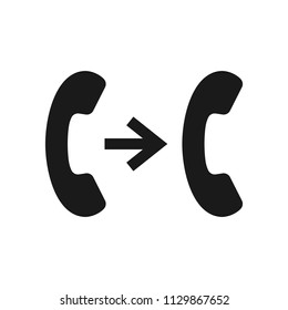 Call transfer icon app vector