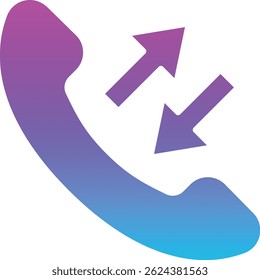 Call Transfer vector icon. Can be used for printing, mobile and web applications.