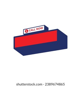 Call us now banner design template.