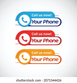 Call Us Now Button Design Template