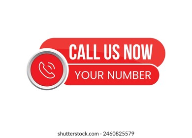 Call us now button icon template
