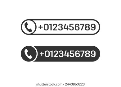 Call us now icon vector design. Call us now button. Hotline, Customer service, and Call center icon.