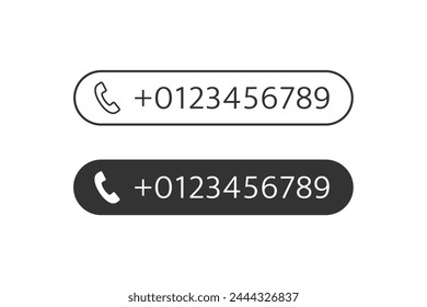 Llámenos ahora icono de diseño de Vector. Llámenos ahora Botón. Línea directa, Servicio al cliente e ícono de centro de llamadas.
