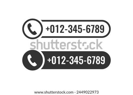 Call us now icon vector design. Call us now button. Hotline, Customer service, and Call center icon.