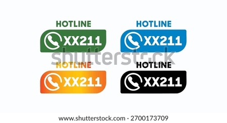 Call us now icon vector design. Call us now button. Hotline, Customer service, and Call center icon