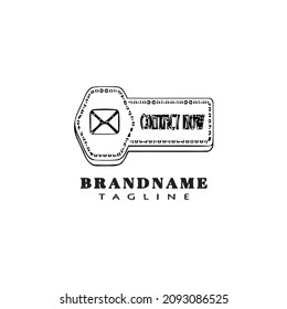 call us now logo cartoon design template icon black modern isolated vector illustration