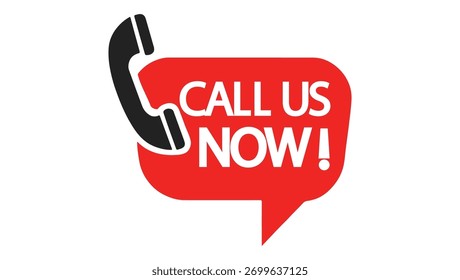 Call Us Now. Red Speech Bubble with Phone Icon. PhoneSymbol. RedSpeechBubble. Call NowDesign. Call us now png. png call.