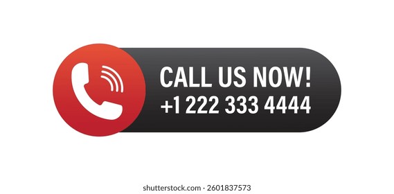 Call us now, today banner design. Call To Action Banner Design. Tech supporting symbol. Timetable, quotation, time, hours signs. Delivery, shopping symbol. Vector illustration
