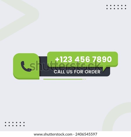 call us for order with phone icon