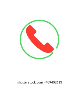 Call us symbol. Phone icon vector, solid sign, colorful pictogram isolated on white. logo illustration