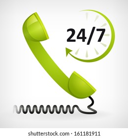 call us twenty four hours icon. customer support