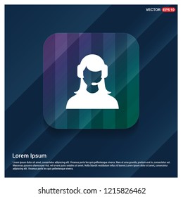 Call user icon - Free vector icon