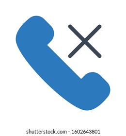 call vector glyph color icon 
