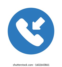 call vector glyph color icon 