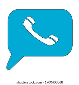 call vector glyph color icon for app and web
