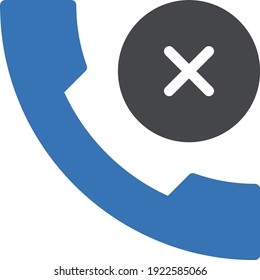 call vector glyph colour icon