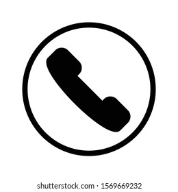 call vector glyph flat icon 