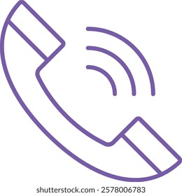 Call vector icon. Can be used for printing, mobile and web applications.