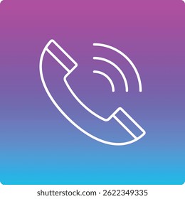 Call vector icon. Can be used for printing, mobile and web applications.