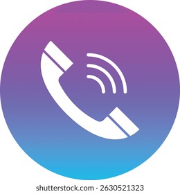 Icono de Vector de llamada. Se puede utilizar para aplicaciones de impresión, móviles y de Web.
