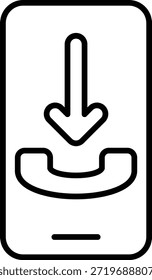 Vektorsymbol aufrufen. Kann für Druck-, Mobil- und Web-Anwendungen verwendet werden.