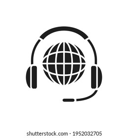 Call vector icon. call center illustration sign. technical support symbol or logo.
