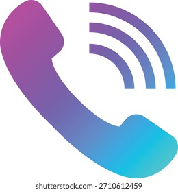 Ilustración de diseño de icono de Vector de llamada