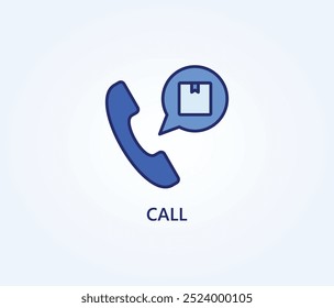 Call Vector, Icon Or Logo Sign Symbol Illustration