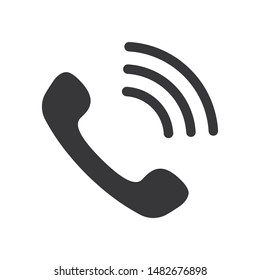 Call vector icon in modern design style for web site and mobile app