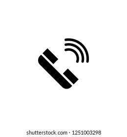 call vector icon. call sign on white background. call icon for web and app
