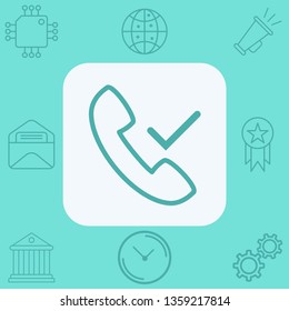 Call vector icon sign symbol