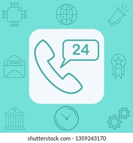 Call vector icon sign symbol