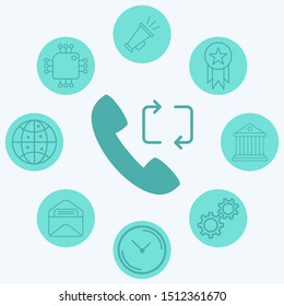 Call vector icon sign symbol