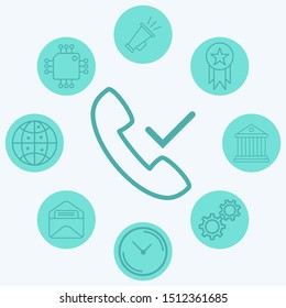 Call vector icon sign symbol