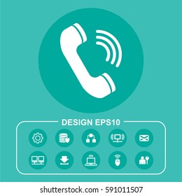 Call Vector Illustration Icon