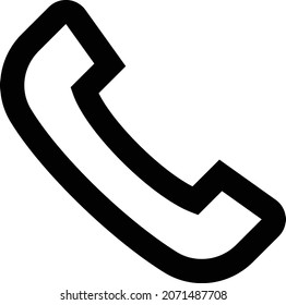 ilustración de vector de llamada en un fondo transparente. Símbolos de calidad premium. Icono vectorial de trazo para el concepto y diseño gráfico.