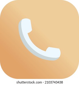 call Vector illustration on a transparent background.Premium quality symmbols.Vector line flat icon for concept and graphic design.
