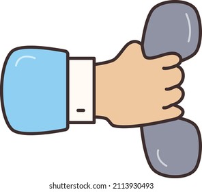 call Vector illustration on a transparent background.Premium quality symmbols.Vector line flat icon for concept and graphic design.
