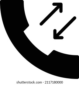 Call Vector illustration on a transparent background.Premium quality symmbols.Glyphs vector icon for concept and graphic design.