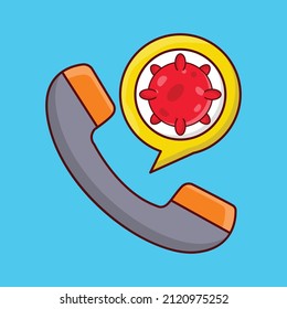 ilustración de vector de llamada en un fondo transparente. Símbolos de calidad superior. Iconos planos de línea vectorial para el diseño de conceptos y gráficos. 