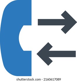 Ilustración del vector de llamadas en un fondo transparente. Símbolos de calidad superior. Iconos vectoriales de glifos para diseño de conceptos y gráficos. 

