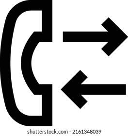Call Vector illustration on a transparent background.Premium quality symmbols.Stroke vector icons for concept and graphic design.