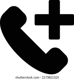 Ilustración del vector de llamadas en un fondo transparente.Símbolos de calidad premium.Icono vector glifos para el diseño de conceptos y gráficos.