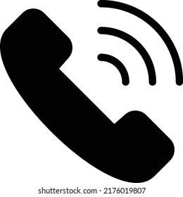 Call Vector illustration on a transparent background. Premium quality symmbols. Glyphs vector icons for concept and graphic design. 
